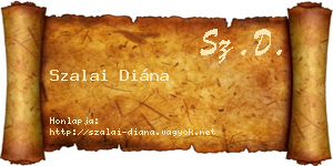 Szalai Diána névjegykártya